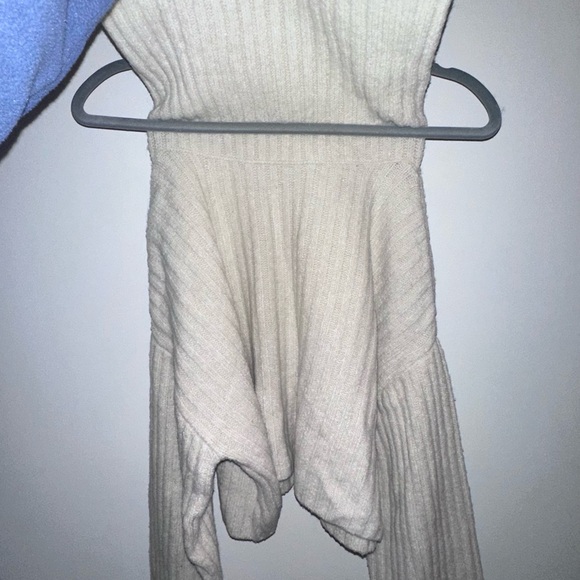 Dynamite Cream Ribbed Knit Sweater - Picture 3 of 4